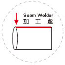 Automatic Air Pressure Vertical Seam Welder - Machining